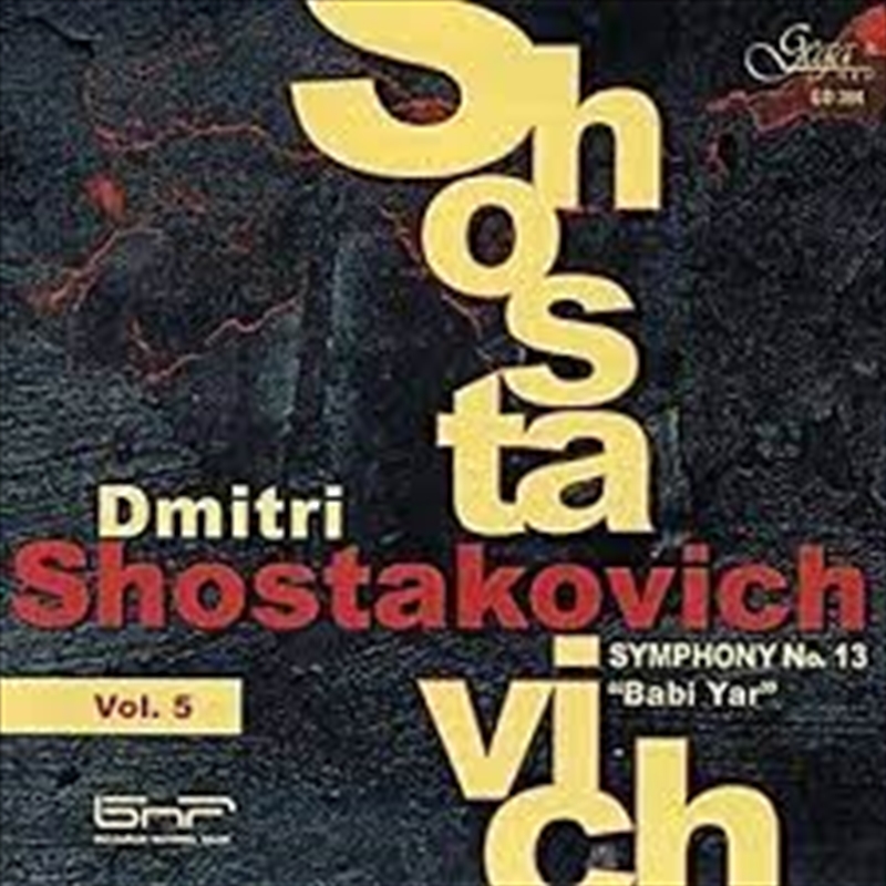 Symphony No 13 Babi Yar/Product Detail/Classical