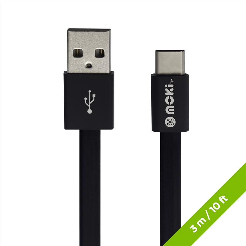Moki Type-C to USB-A SynCharge Cable -3m/Product Detail/Cables
