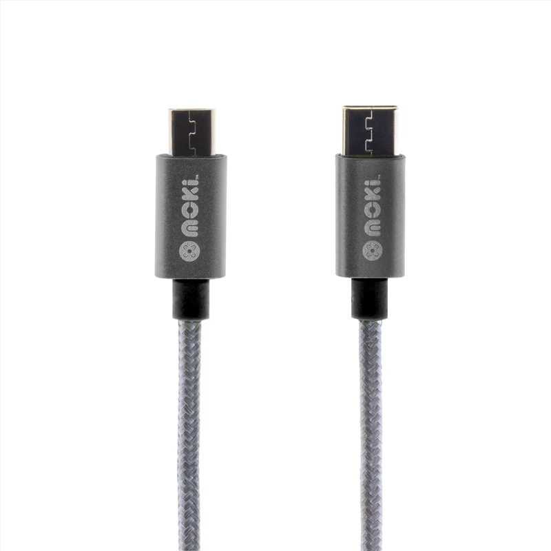Moki Braided Type-C to Micro SynCharge Cable - 90cm - Gun Metal/Product Detail/Consoles & Accessories