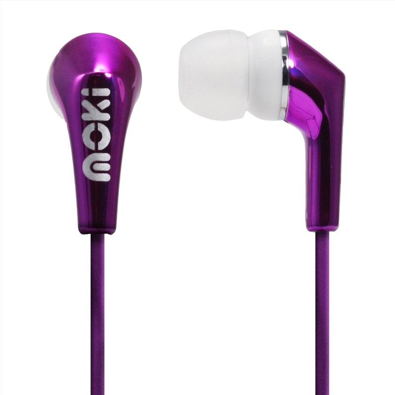Moki Metallics Earphone - Pink/Product Detail/Headphones