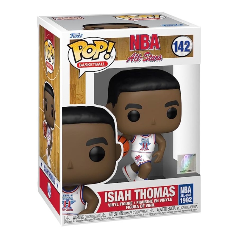 NBA: Legends - Isiah Thomas White All Star Uni 92 Pop! Vinyl/Product Detail/Sport