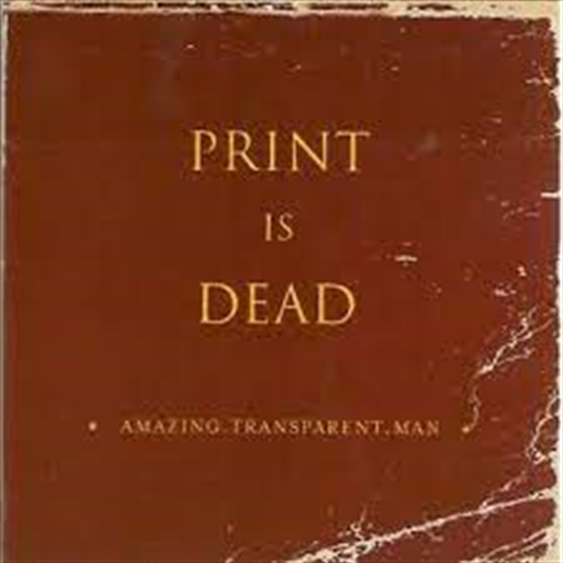 Print Is Dead/Product Detail/Rock/Pop