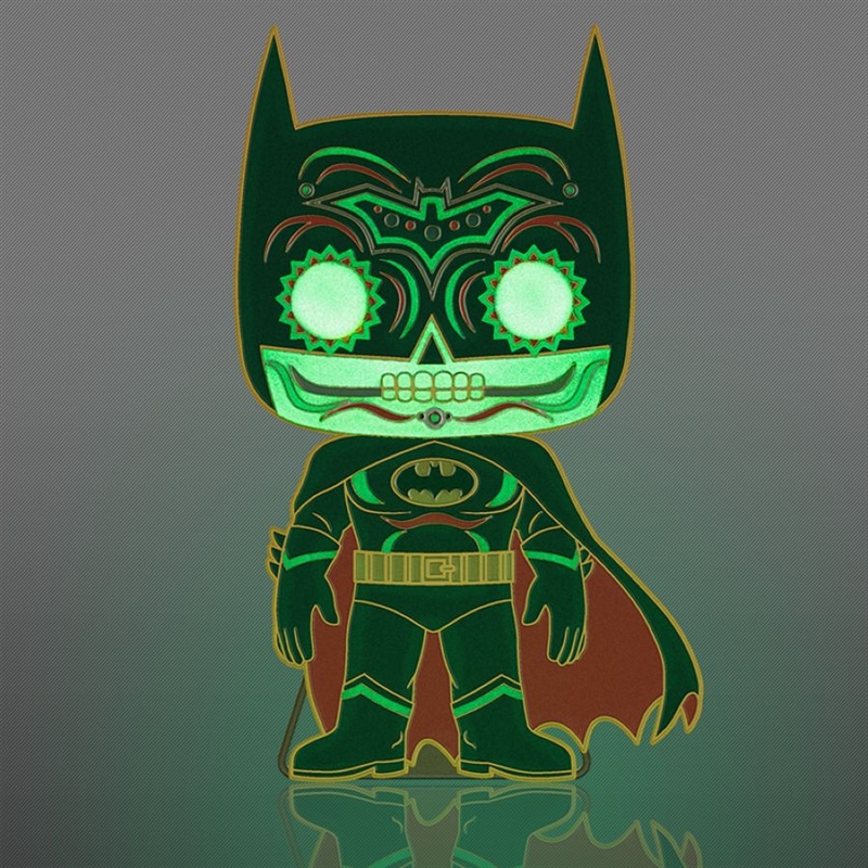 DC Comics - Batman (Day of the Dead) 6" Pop! Pin/Product Detail/Buttons & Pins