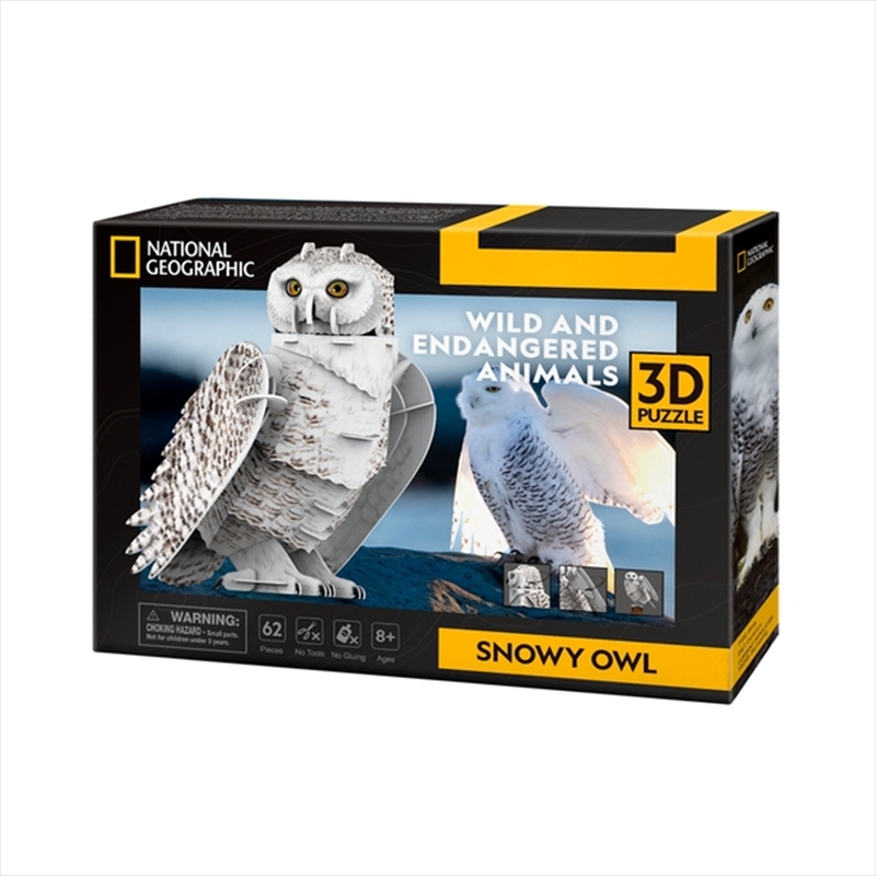National Geographic Snowy Owl 3D Puzzle/Product Detail/Toys