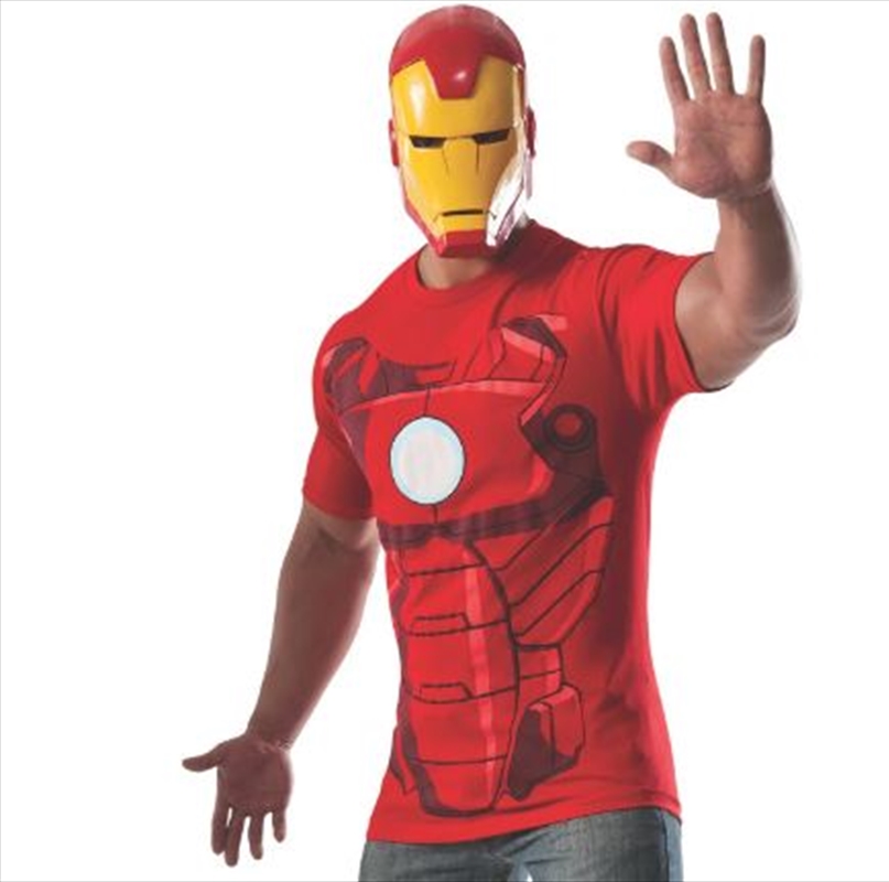 Iron Man Adult Tshirt - Size L/Product Detail/Apparel