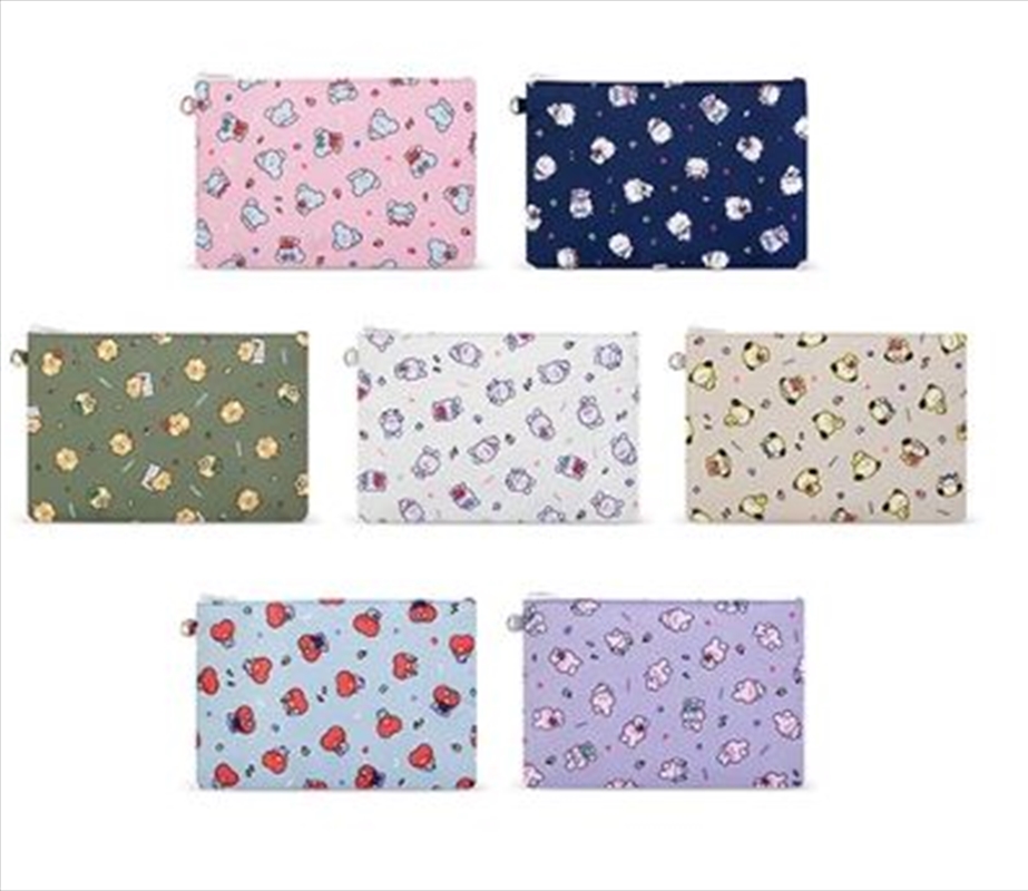 Bt21 Minini: Flat Pouch - Set Of Seven/Product Detail/Bags
