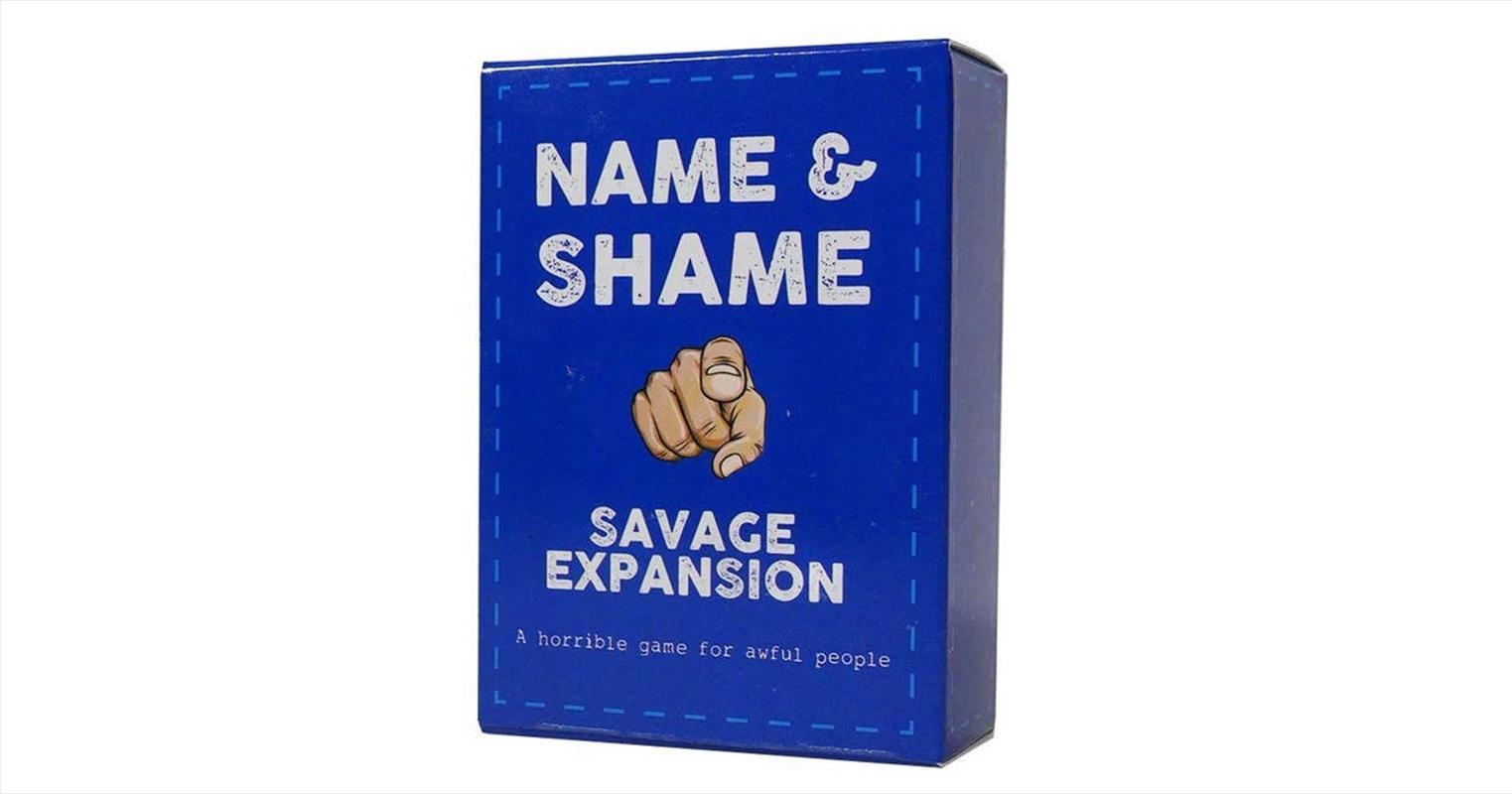 Name And Shame Savage Expansion Card Game/Product Detail/Card Games