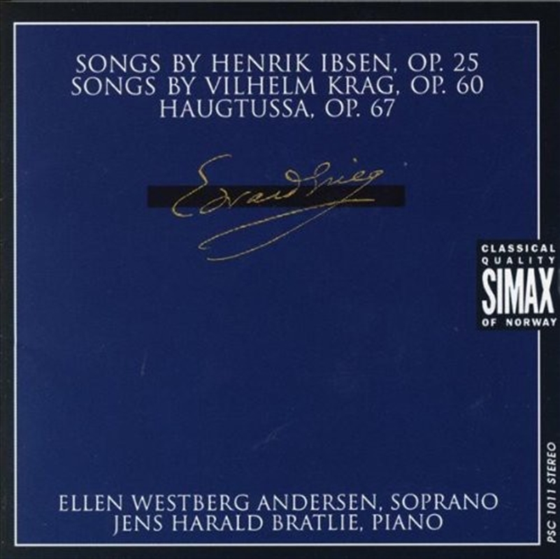 Six Poems By Ibsen / Poems By Krag / Haugtussa/Product Detail/Classical