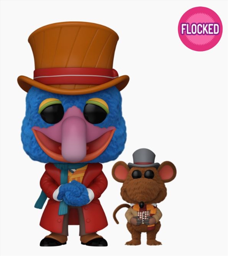 Muppet's Christmas Carol - Gonzo with Rizzo US Exclusive Flocked Pop! Vinyl [RS]/Product Detail/Movies