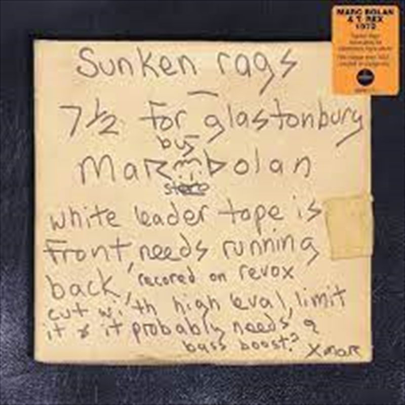 Sunken Rags (Home Demo - 'Glastonbury Fayre' Version) - Orange Colored 7-Inch Vinyl/Product Detail/Rock/Pop
