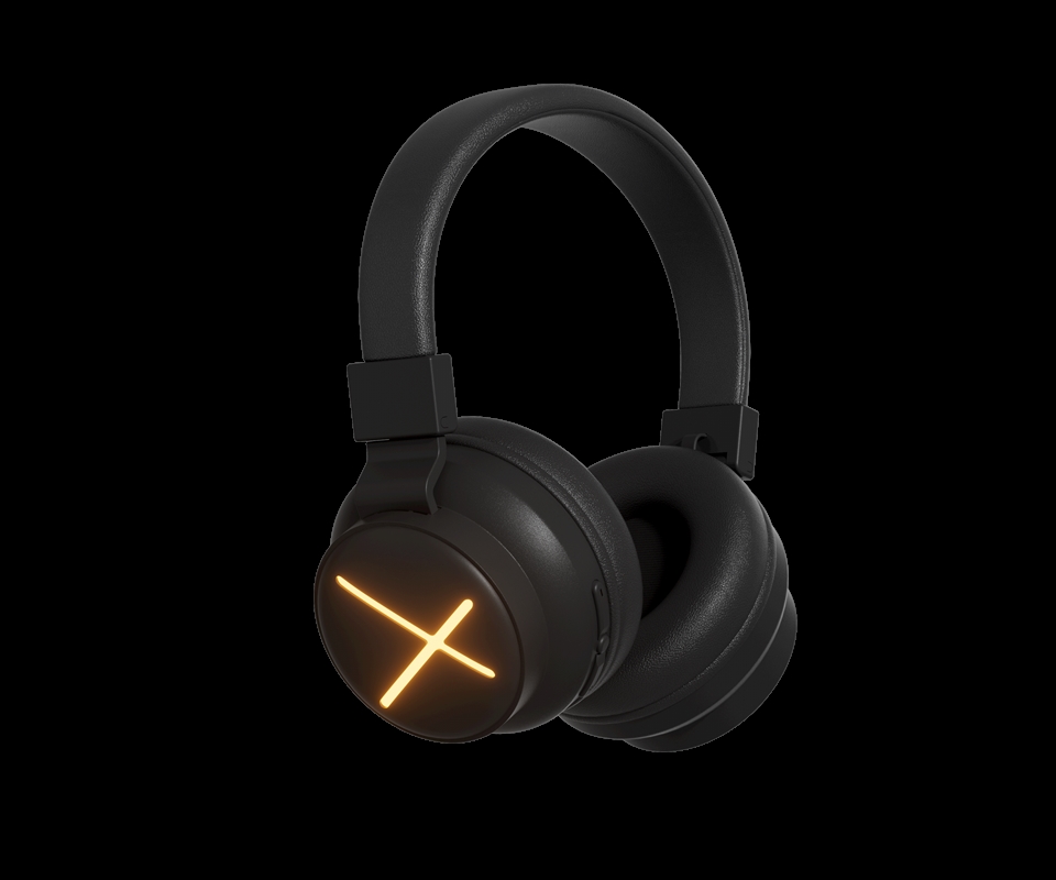 Laser Kids Bluetooth LED Headset with ENC Black/Product Detail/Headphones