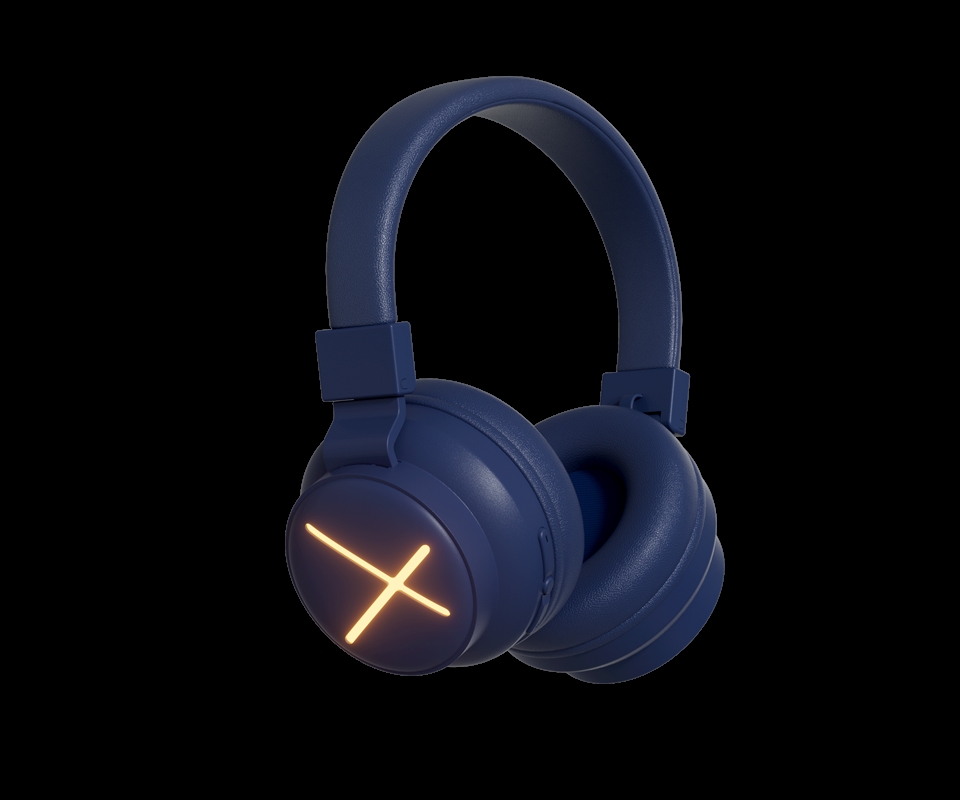 Laser Kids Bluetooth LED Headset with ENC Blue/Product Detail/Headphones