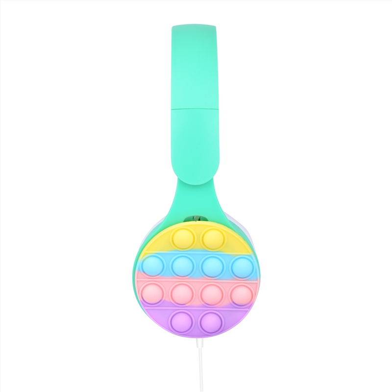 Laser Kids Bubble Pop Wired Headphones Green/Product Detail/Headphones
