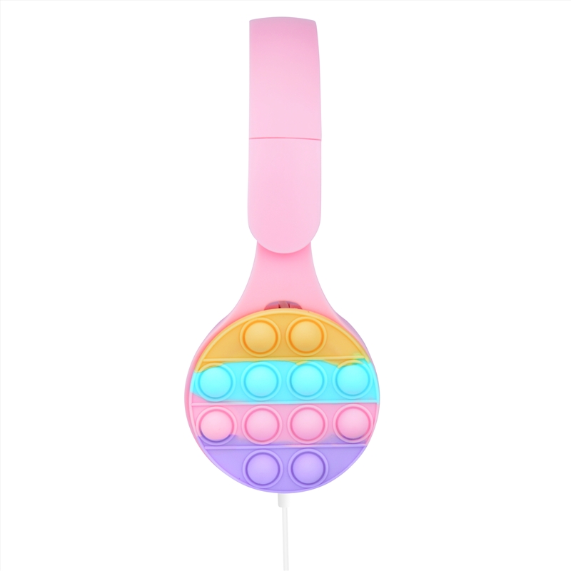 Laser Kids Bubble Pop Wired Headphones Pink/Product Detail/Headphones