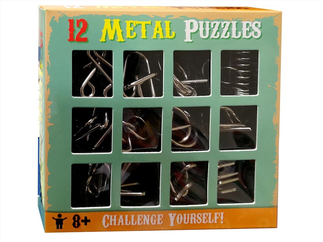 12 Metal Puzzles/Product Detail/Adult Games