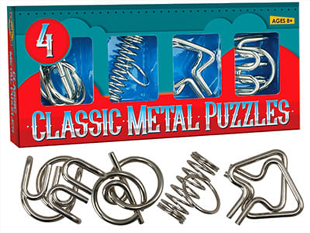 4 Classic Metal Puzzles/Product Detail/Adult Games