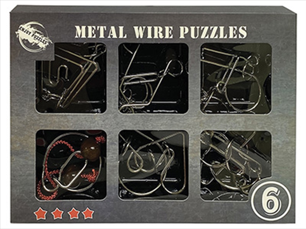 6 Metal Wire Puzzles Level 4/Product Detail/Adult Games