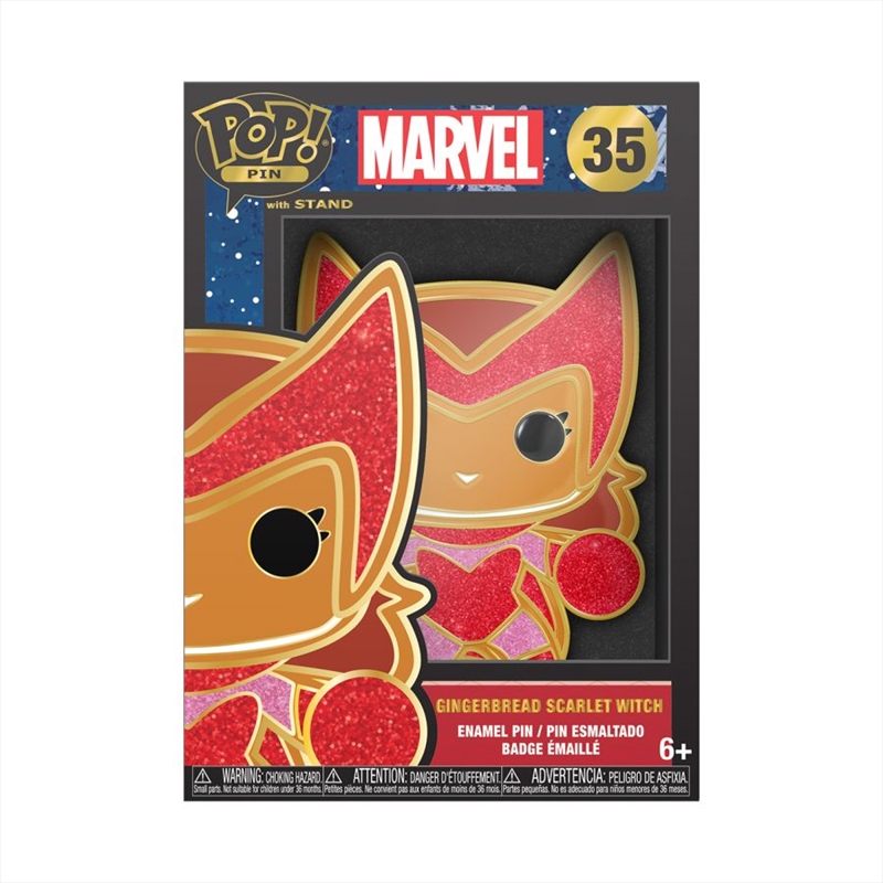 Marvel Comics - Scarlet Witch Gingerbread Enamel Pop! Pin/Product Detail/Buttons & Pins
