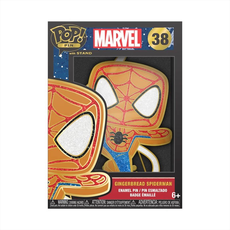 Marvel Comics - Spider-Man Gingerbread Enamel Pop! Pin/Product Detail/Buttons & Pins