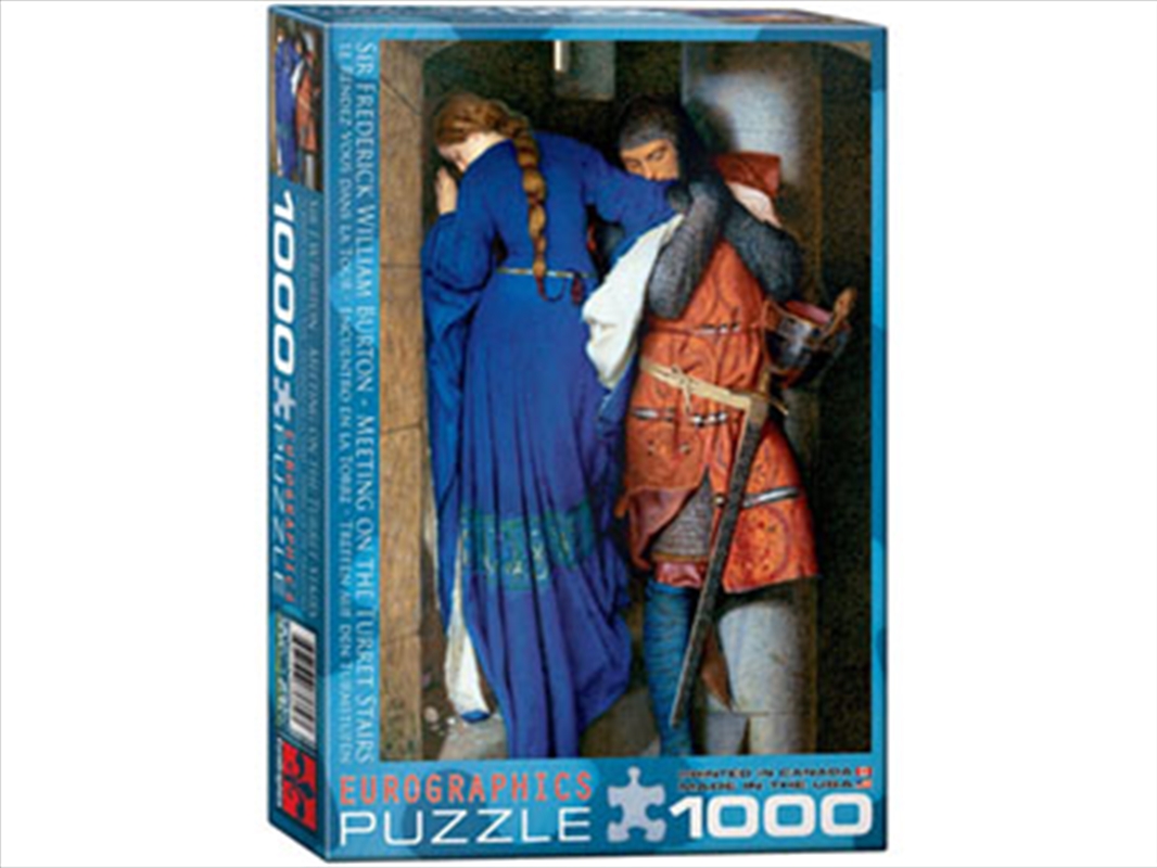 Burton, Meeting On Turret Stair 1000 Piece/Product Detail/Jigsaw Puzzles