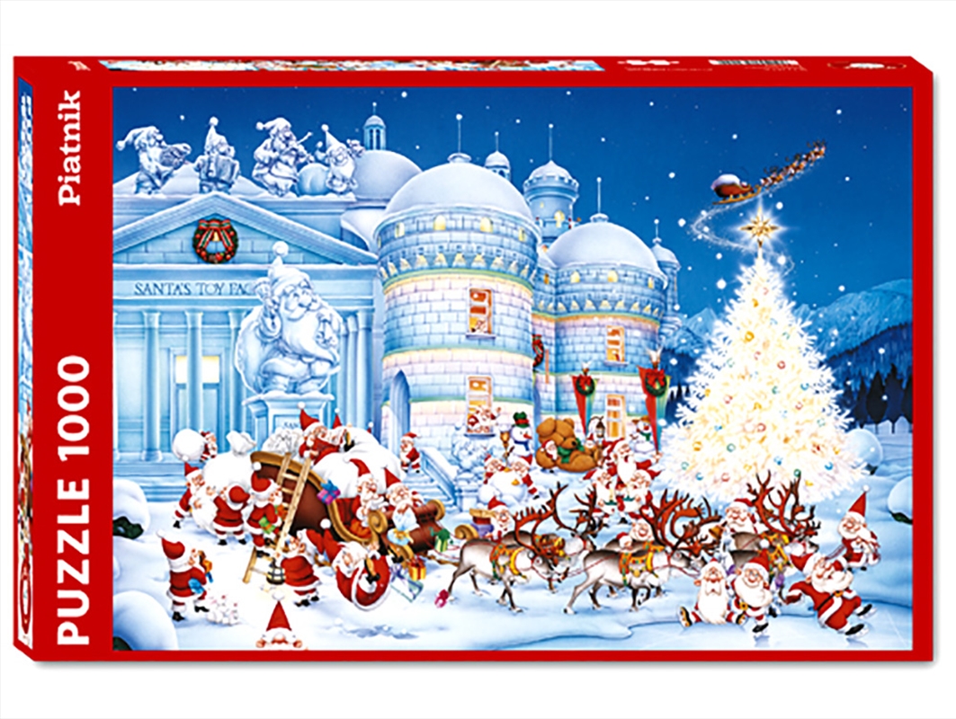 Christmas Toy Factory 1000 Piece/Product Detail/Jigsaw Puzzles