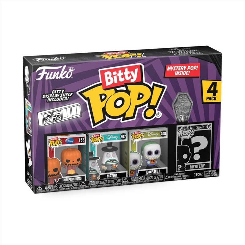 The Nightmare Before Christmas - Pumpkin Jack Bitty Pop! 4-Pack/Product Detail/Funko Collections