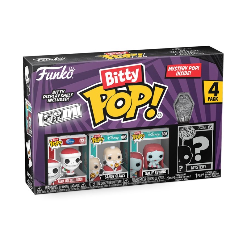 The Nightmare Before Christmas - Santa Jack Bitty Pop! 4-Pack/Product Detail/Funko Collections
