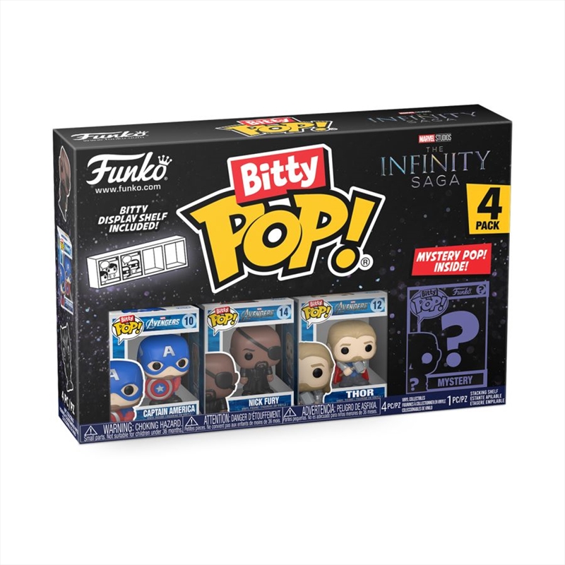 Marvel Comics - Captain America Bitty Pop! 4-Pack/Product Detail/Funko Collections