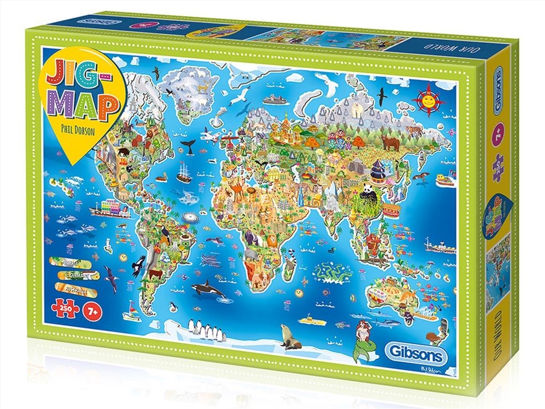 Jigmap Our World 250 Pieces/Product Detail/Jigsaw Puzzles