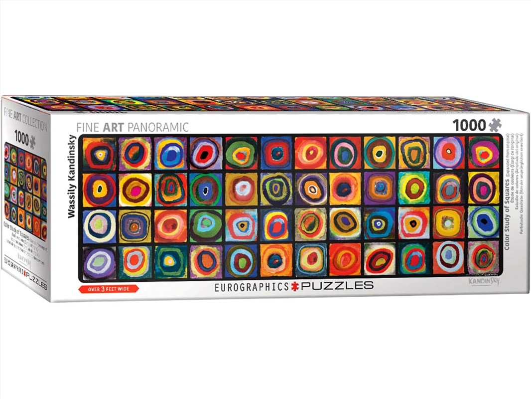 Kandinsky Colour Squares Pano 1000 Piece/Product Detail/Jigsaw Puzzles