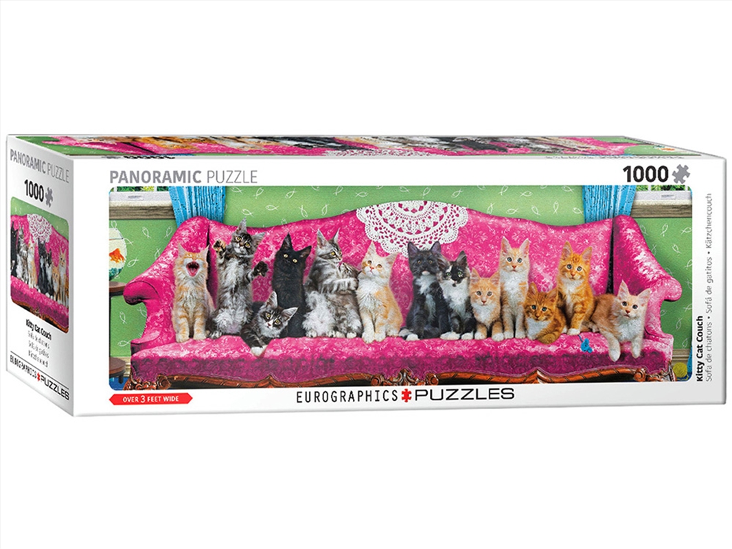 Kitty Cat Couch Panoramic 1000 Piece/Product Detail/Jigsaw Puzzles