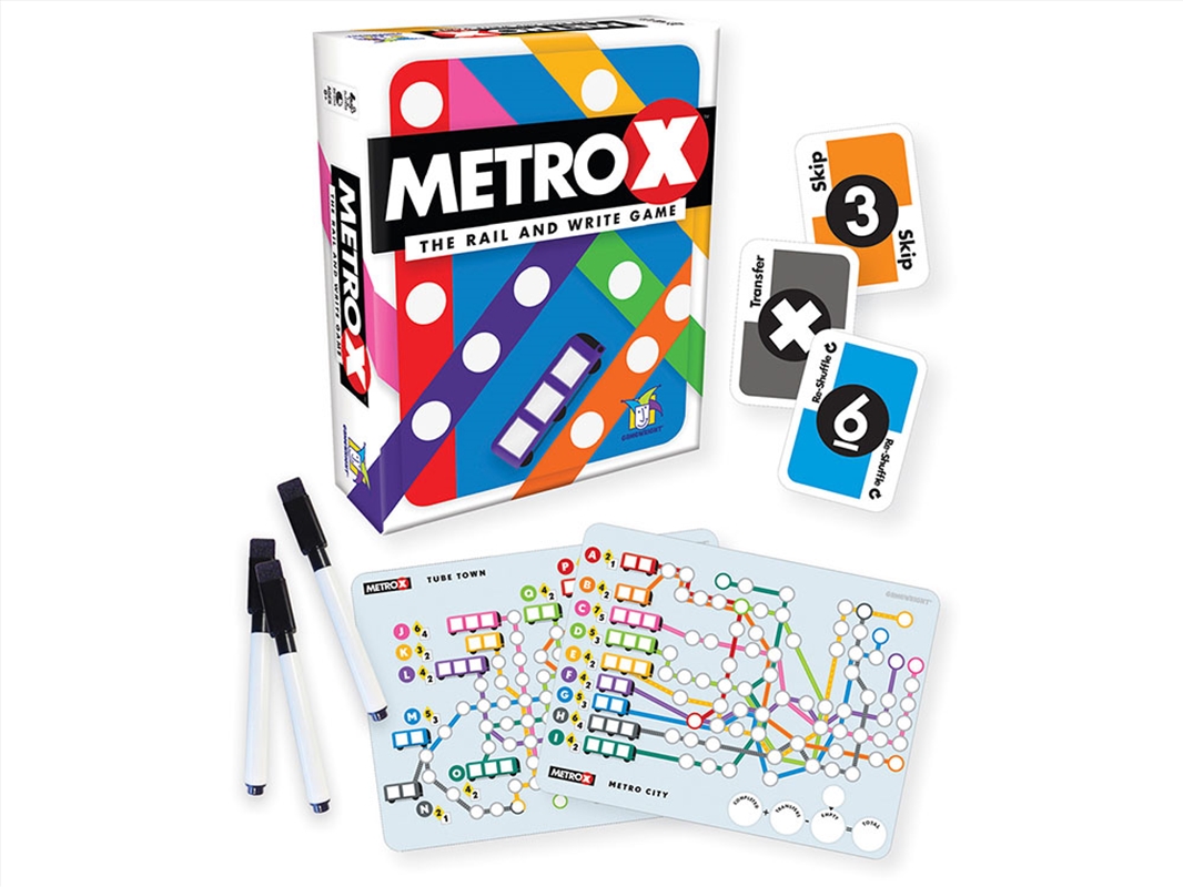 Metro X Rail & Write Game/Product Detail/Card Games