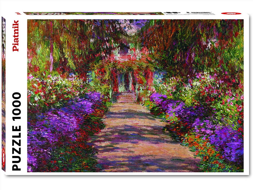 Monet, Path In Monets Garden 1000 Piece/Product Detail/Jigsaw Puzzles