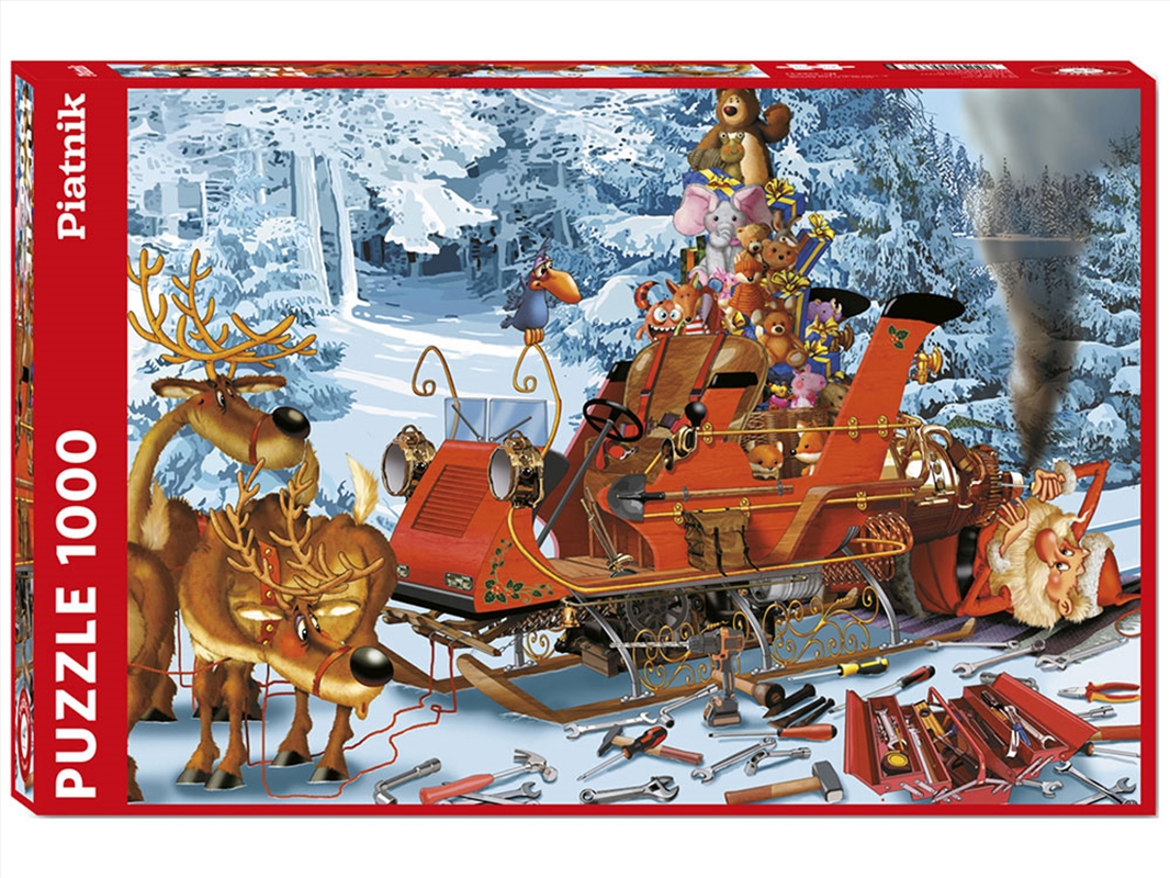 Santa's Sleigh Repair 1000 Piece/Product Detail/Jigsaw Puzzles