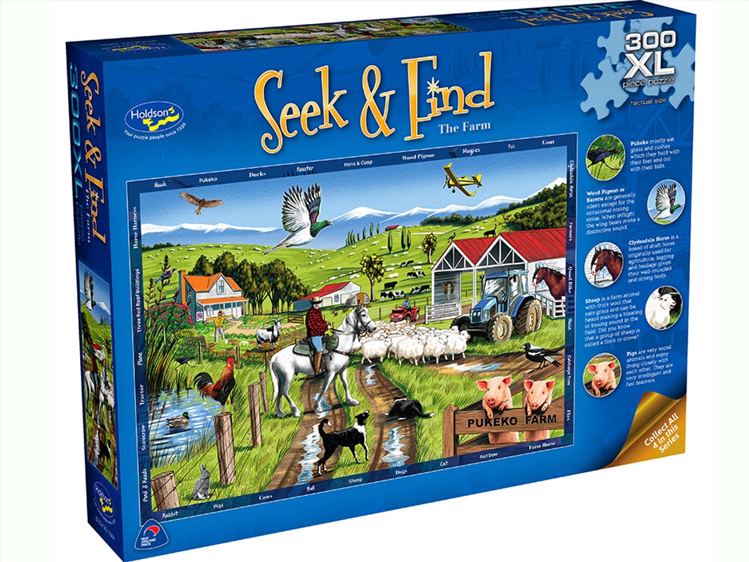 Seek & Find Farm 300 Piece Xl/Product Detail/Jigsaw Puzzles