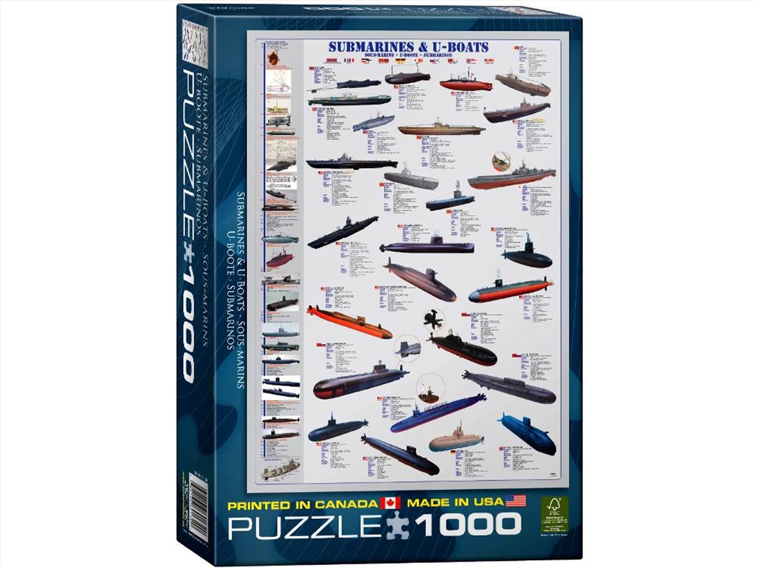 Submarines & U-Boats 1000 Piece/Product Detail/Jigsaw Puzzles