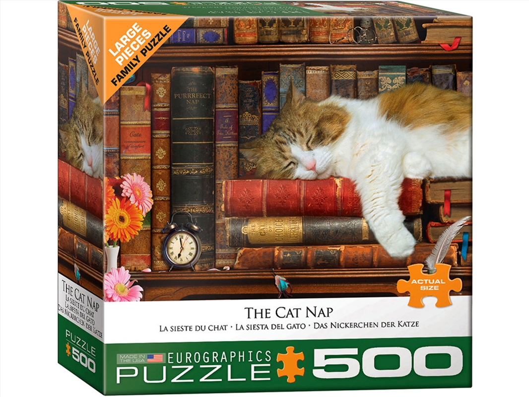The Cat Nap 500 Piece Xl/Product Detail/Jigsaw Puzzles