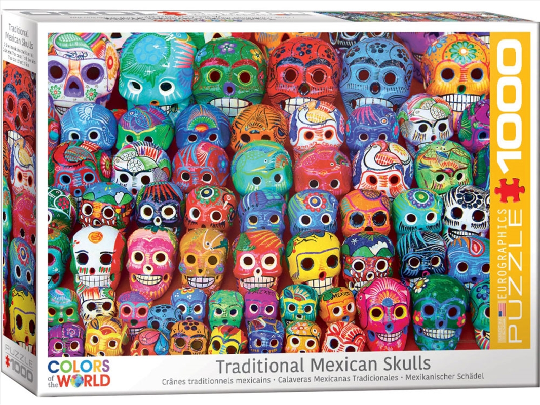 Traditional Mexican Skulls 1000 Piece/Product Detail/Jigsaw Puzzles