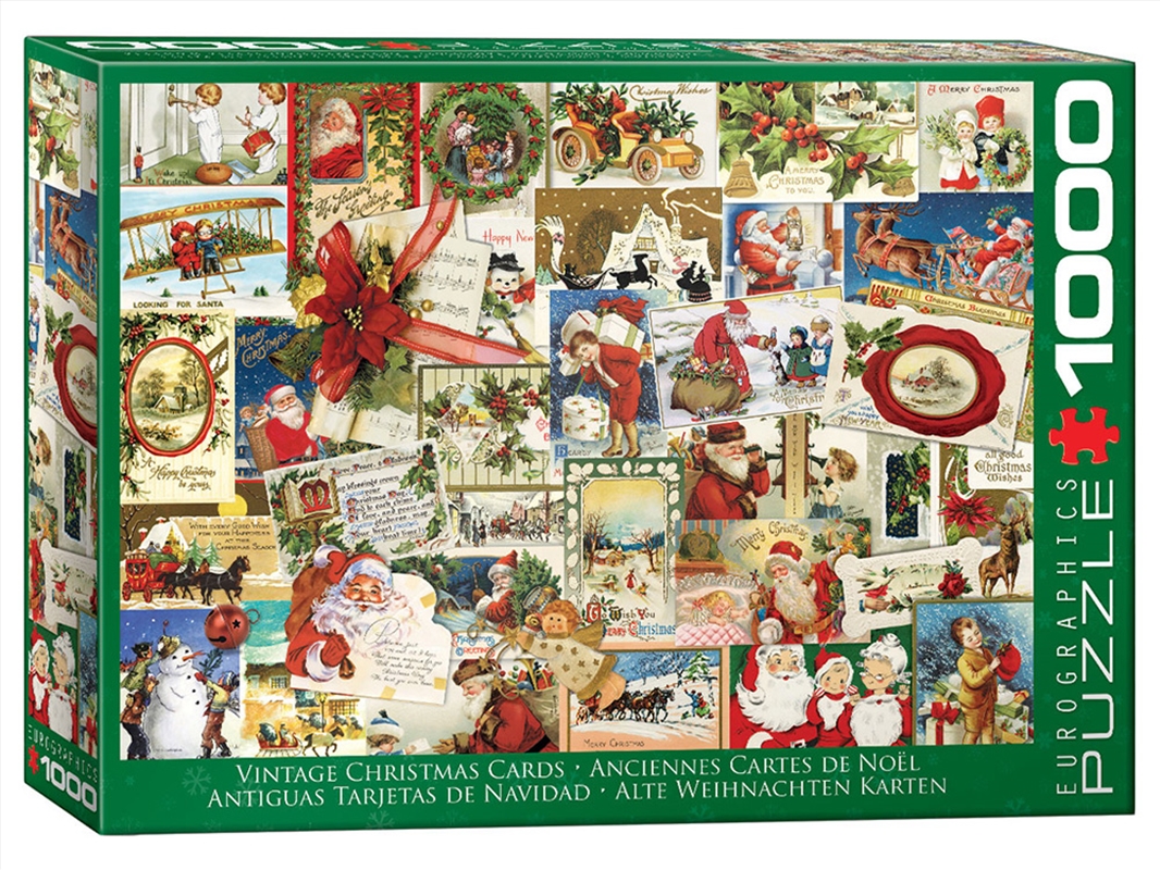 Vintage Christmas Cards 1000 Piece/Product Detail/Jigsaw Puzzles