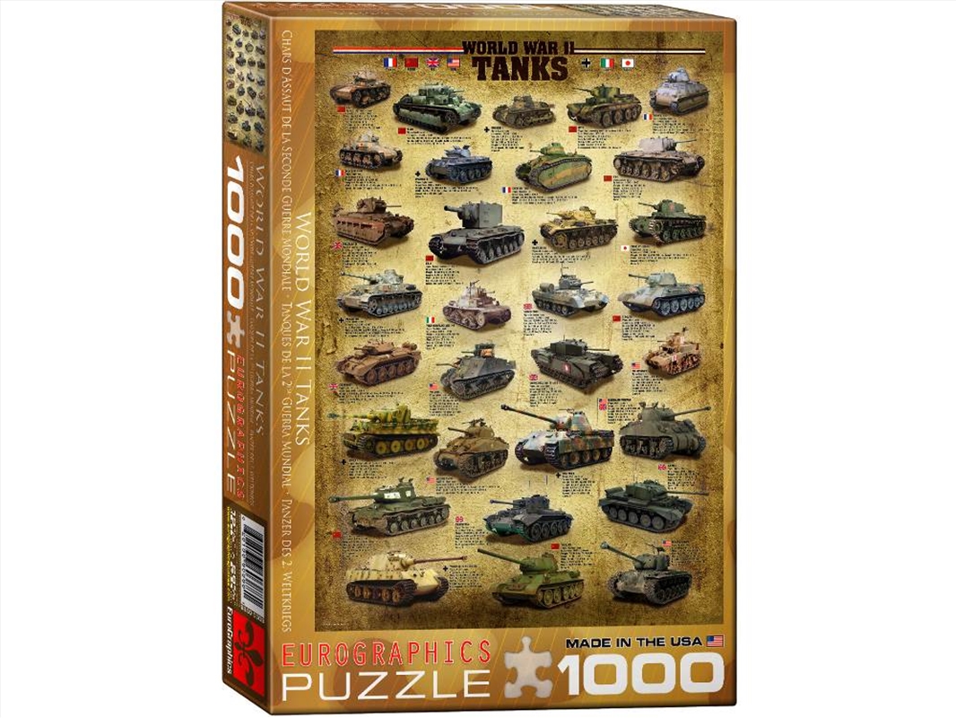 World War II Tanks 1000 Piece/Product Detail/Jigsaw Puzzles