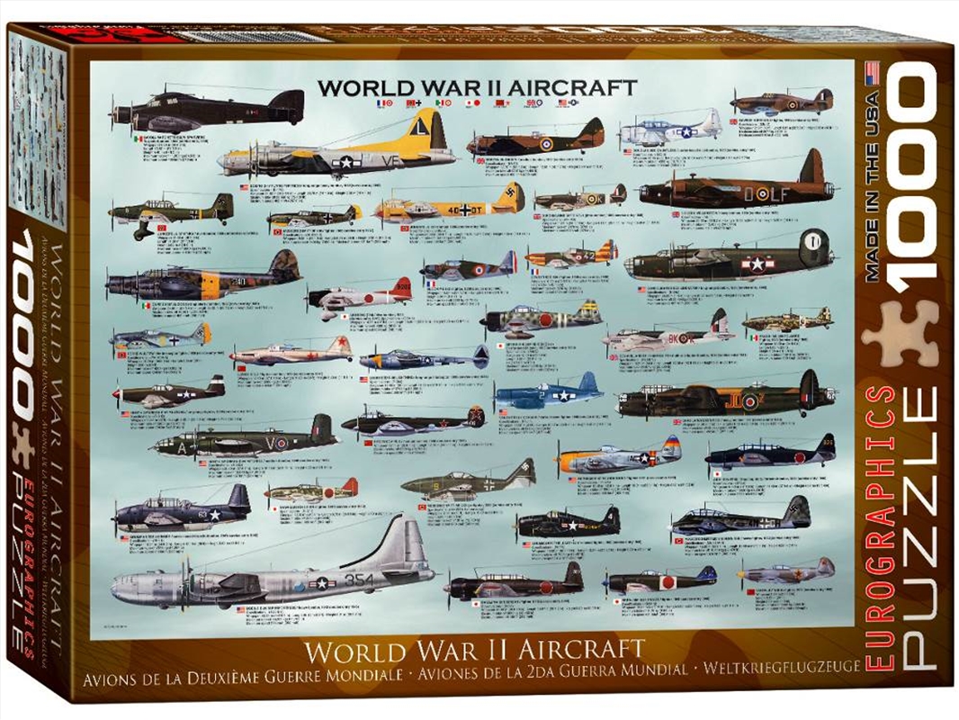 Wwii Aircraft 1000 Piece/Product Detail/Jigsaw Puzzles
