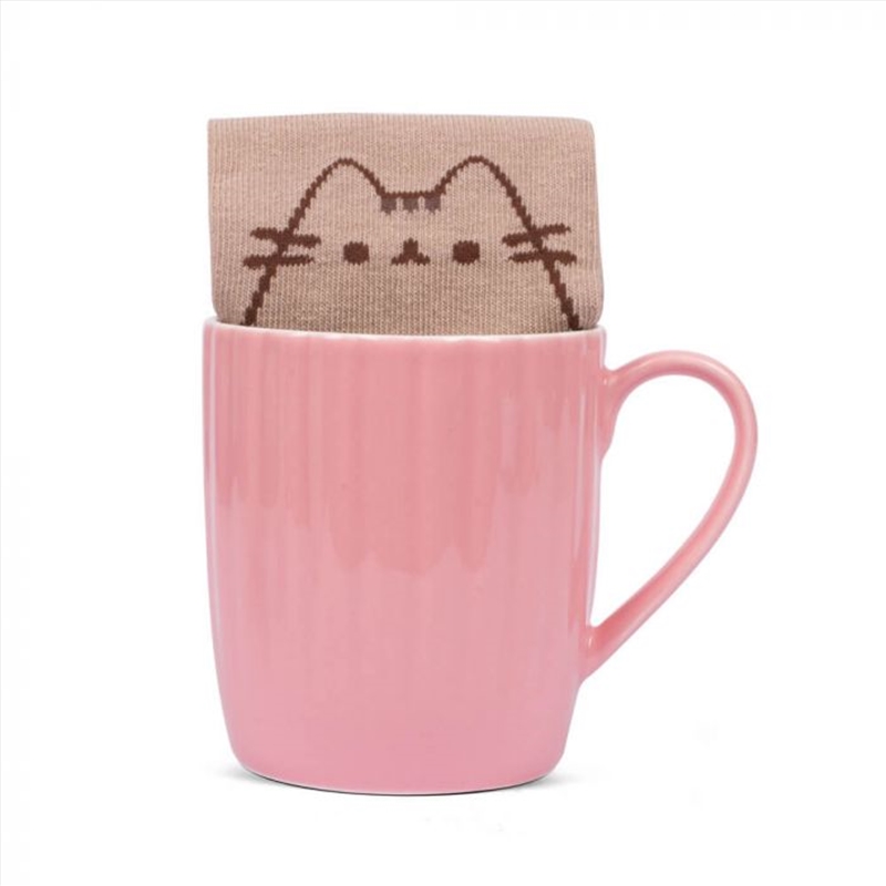 Pusheen Sock In A Mug - Pink/Product Detail/Mugs