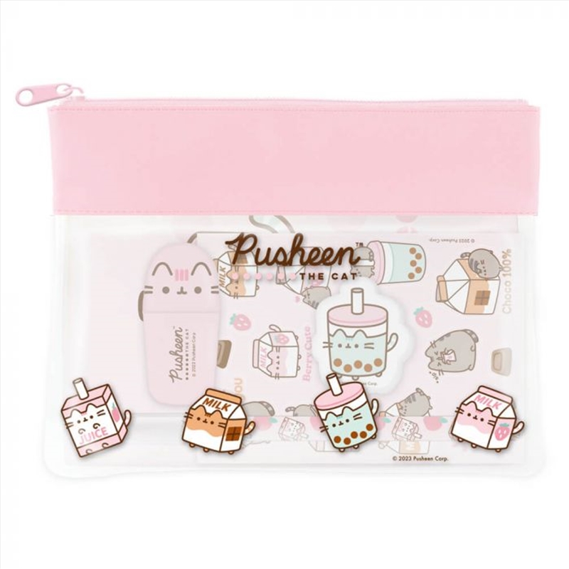 Pusheen Stationery Filled Pvc Pouch/Product Detail/Stationery