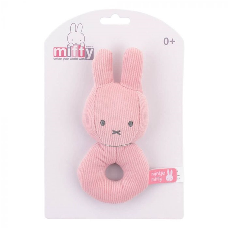 Miffy Pink Rib Rattle/Product Detail/Toys