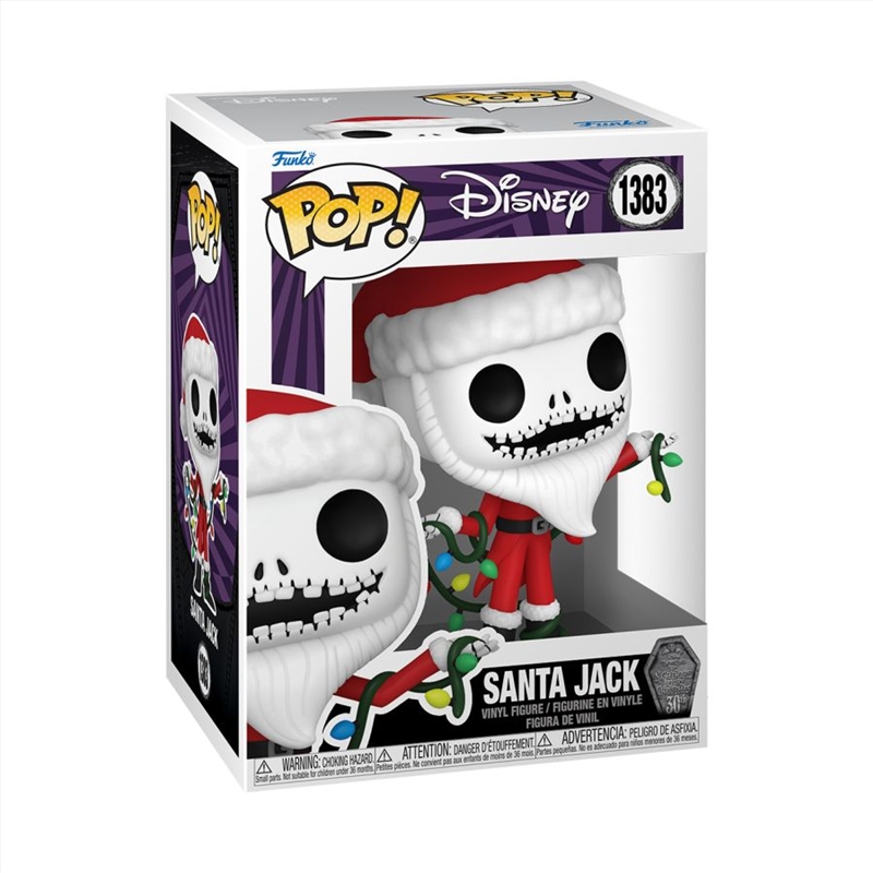 The Nightmare Before Christmas 30th Anniversary - Santa Jack Pop! Vinyl/Product Detail/Movies