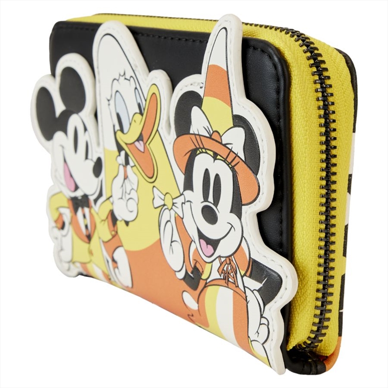 Loungefly Disney - Mickey & Friends Candy Corn Zip Around Wallet	/Product Detail/Wallets