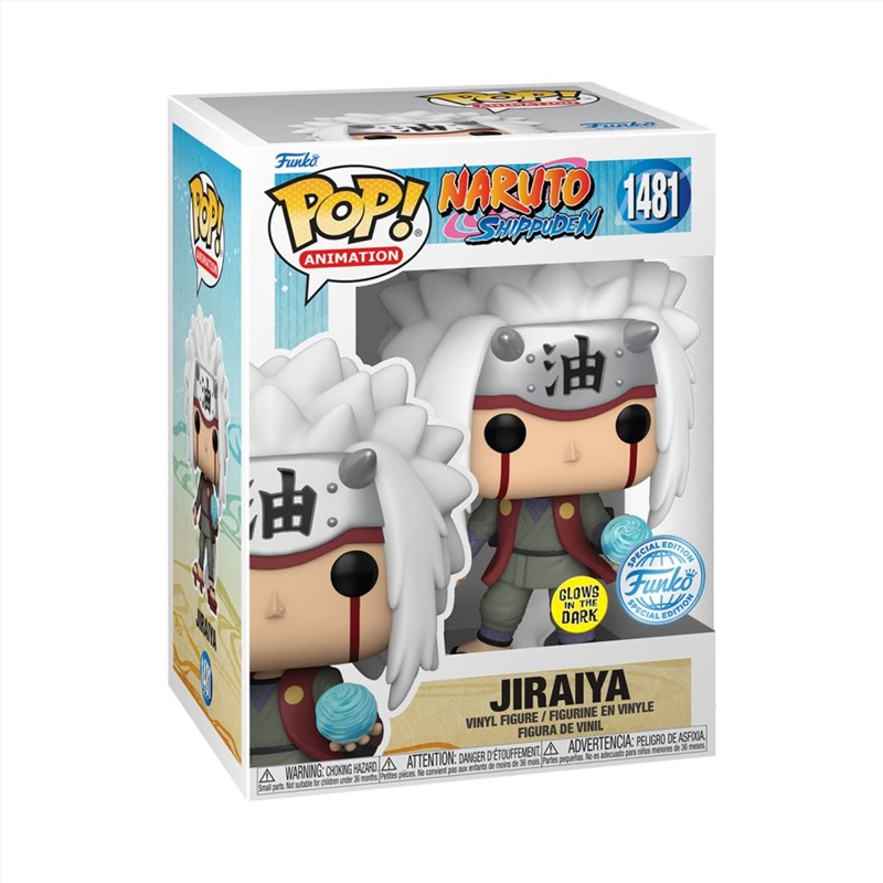 Naruto - Jiraiya with Rasengan US Exclusive Glow Pop! Vinyl [RS]/Product Detail/Standard Pop Vinyl