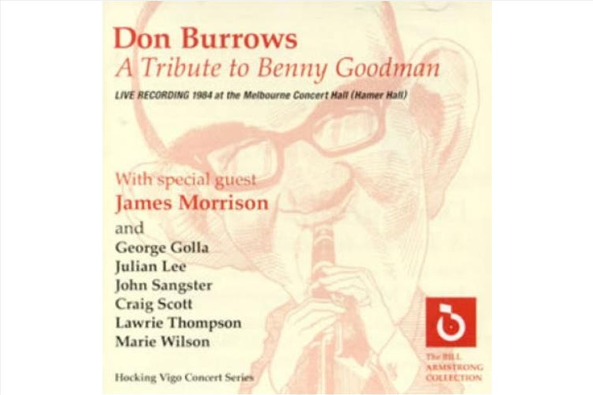 Don Burrows Tribute To Benny Goodman/Product Detail/Jazz
