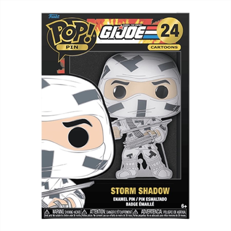 G.I. Joe - Storm Shadow Group 4" Pop! Enamel Pin/Product Detail/Buttons & Pins