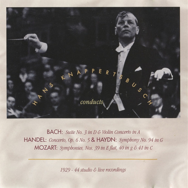 Knappertsbusch Conducts Bach/Product Detail/Classical